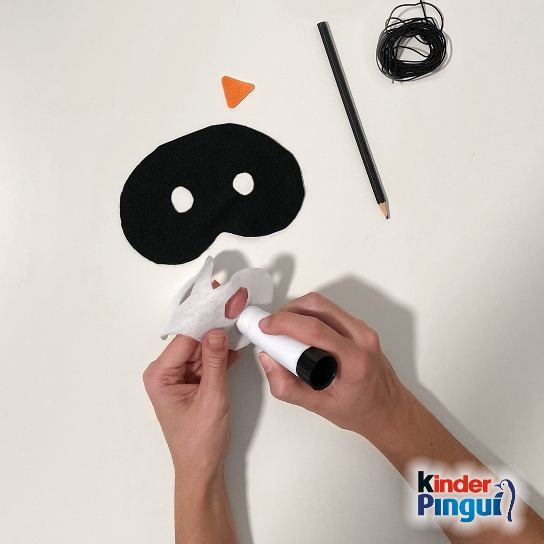 Pinguin Maske - Schritt 4