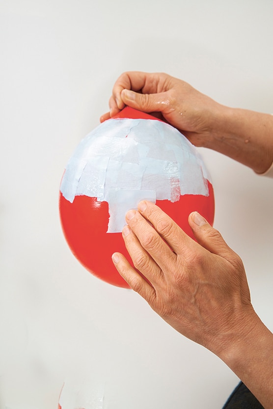 Ostern - Ballon - Schritt 1