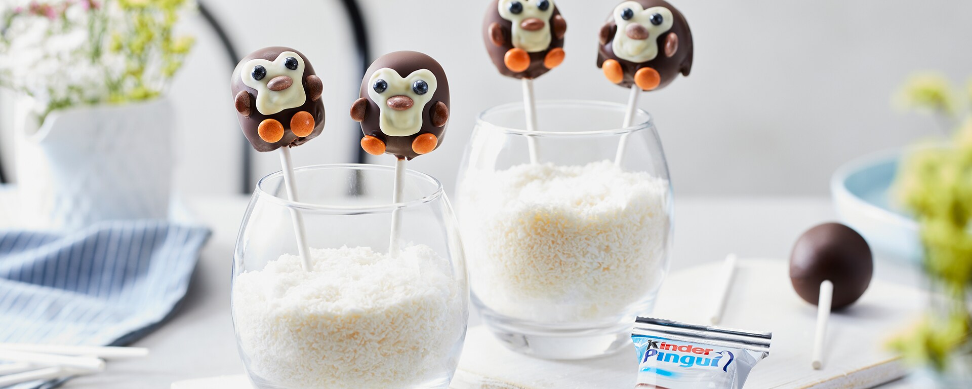 kinder Pingui Cake Pops
