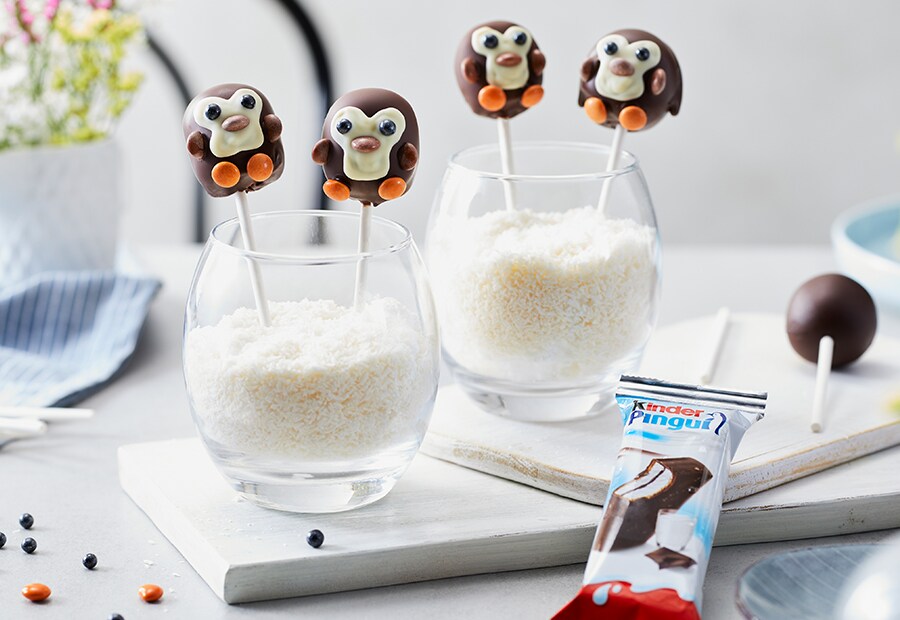 kinder Pingui Cake Pops
