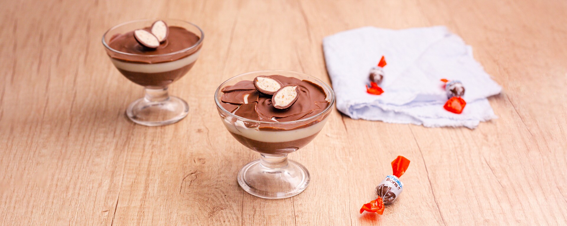 Schoko-Bowl mit kinder Schoko-Bons