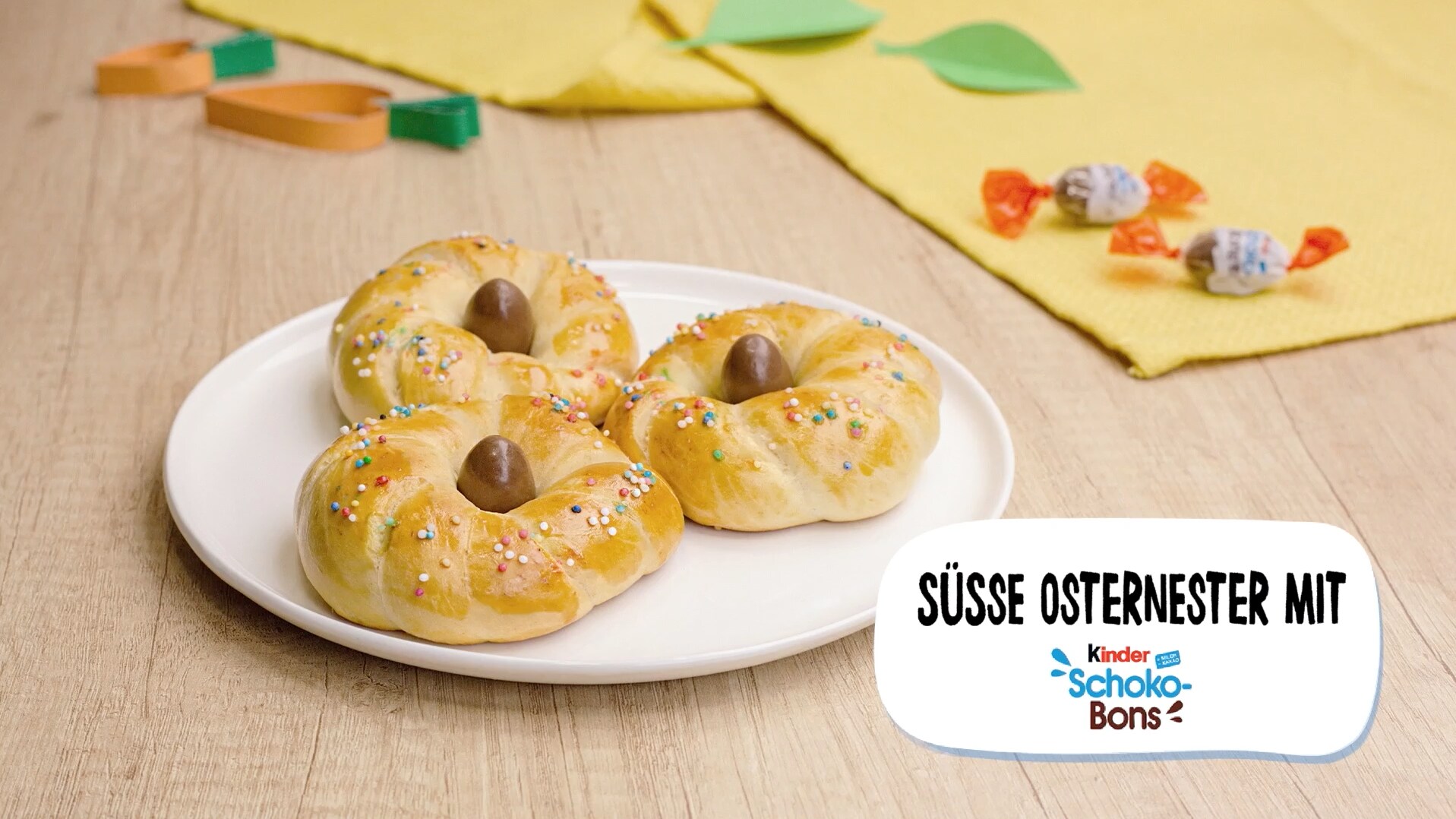 Süße Osternester mit kinder Schoko-Bons - kinder Deutschland Süße Osternester mit kinder Schoko-Bons - kinder Deutschland