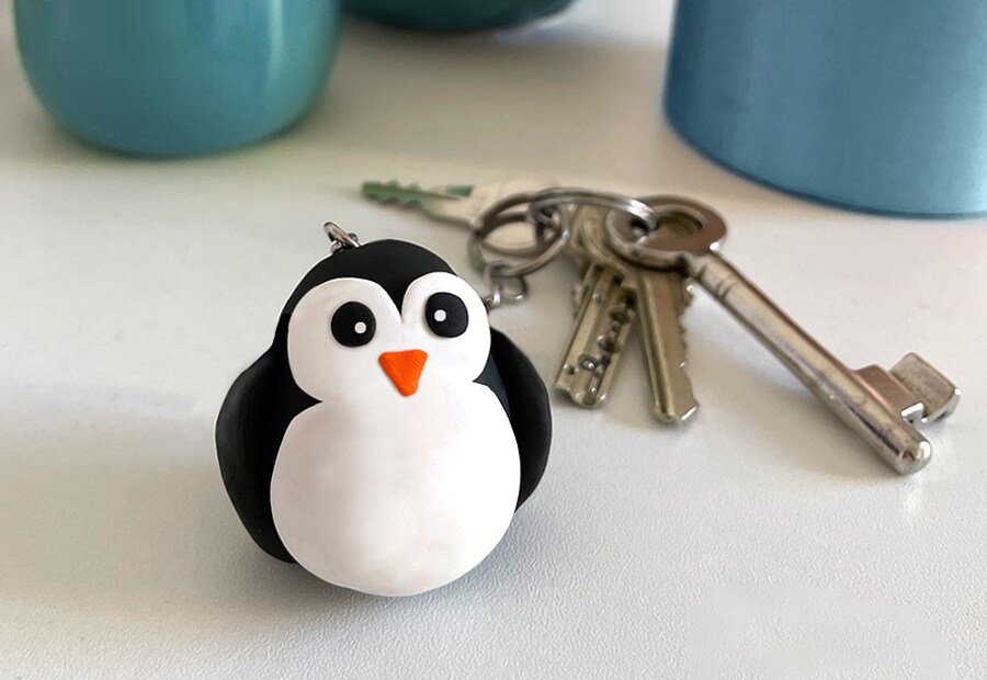 Pinguin-Schlüsselanhänger Pinguin-Schlüsselanhänger