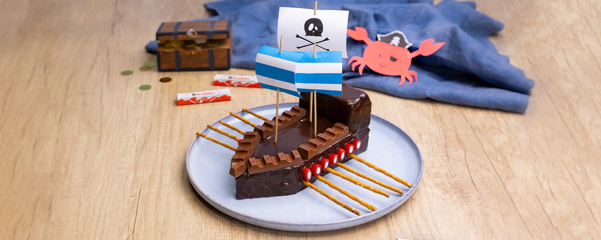 Waffelstifte mit kinder Schokolade - Header - Desktop