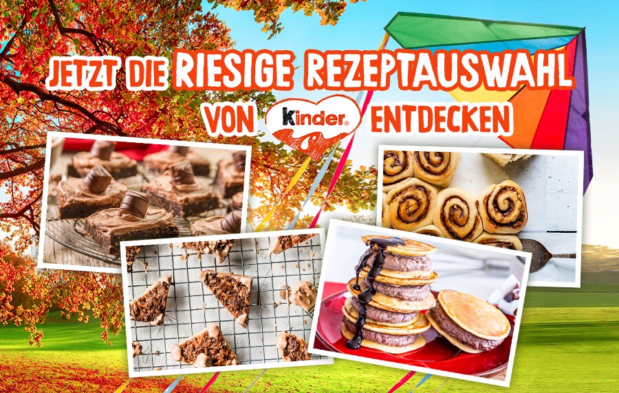 Jetzt die riesige Rezeptauswahl von kinder® entdecken!