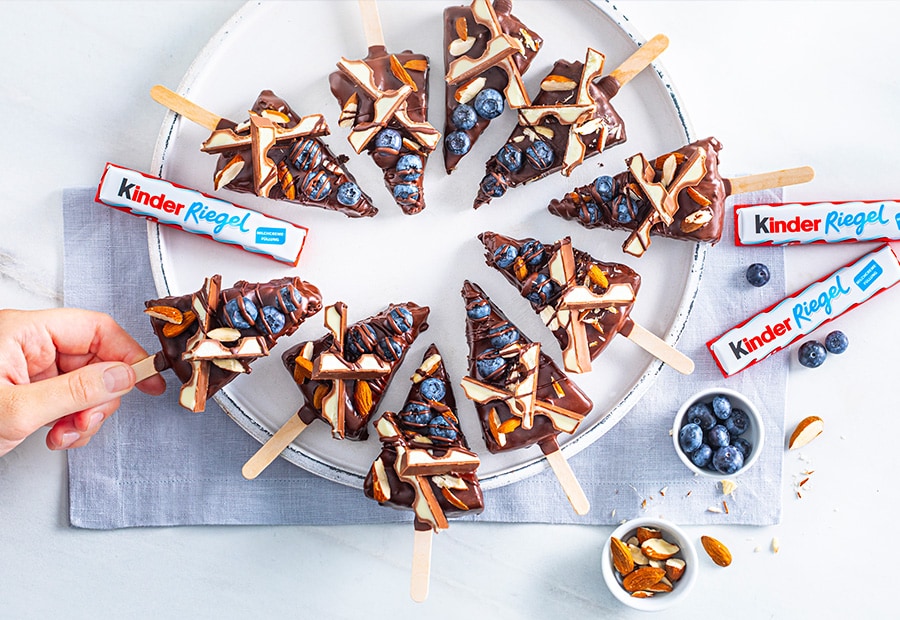 Cake Sticks mit kinder Riegel Cake Sticks mit kinder Riegel