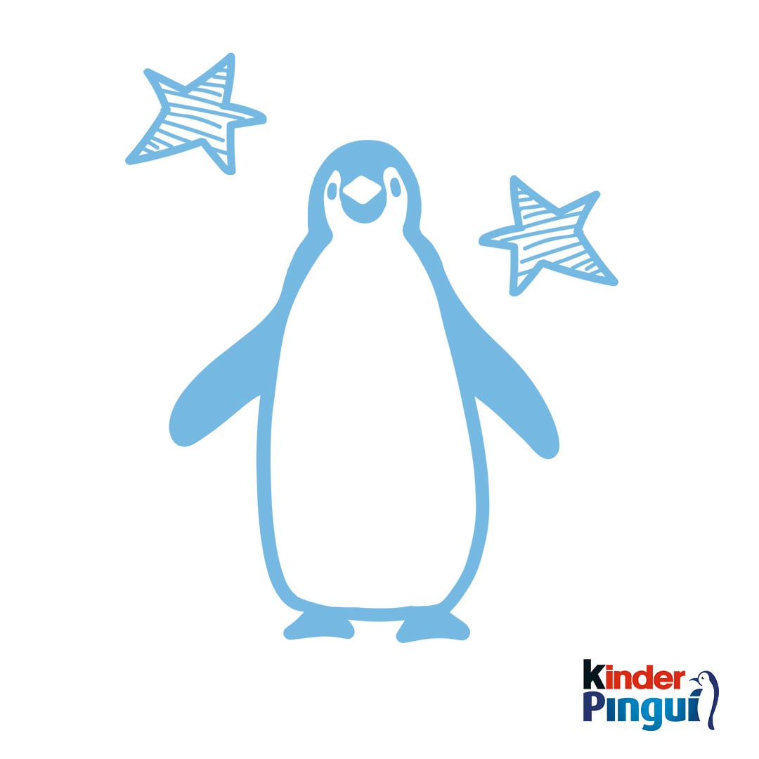 Pinguin Kürbis - Schablone Pinguin Kürbis - Schablone