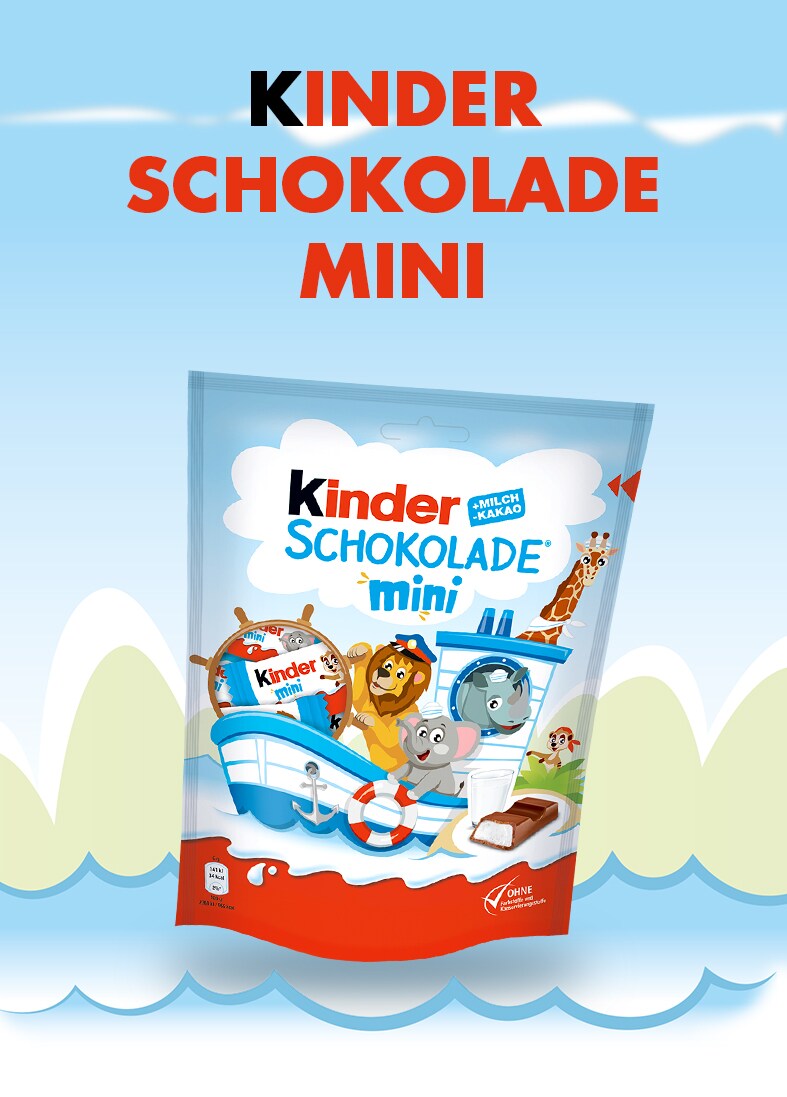 kinder Schokolade mini - Schifffahrt