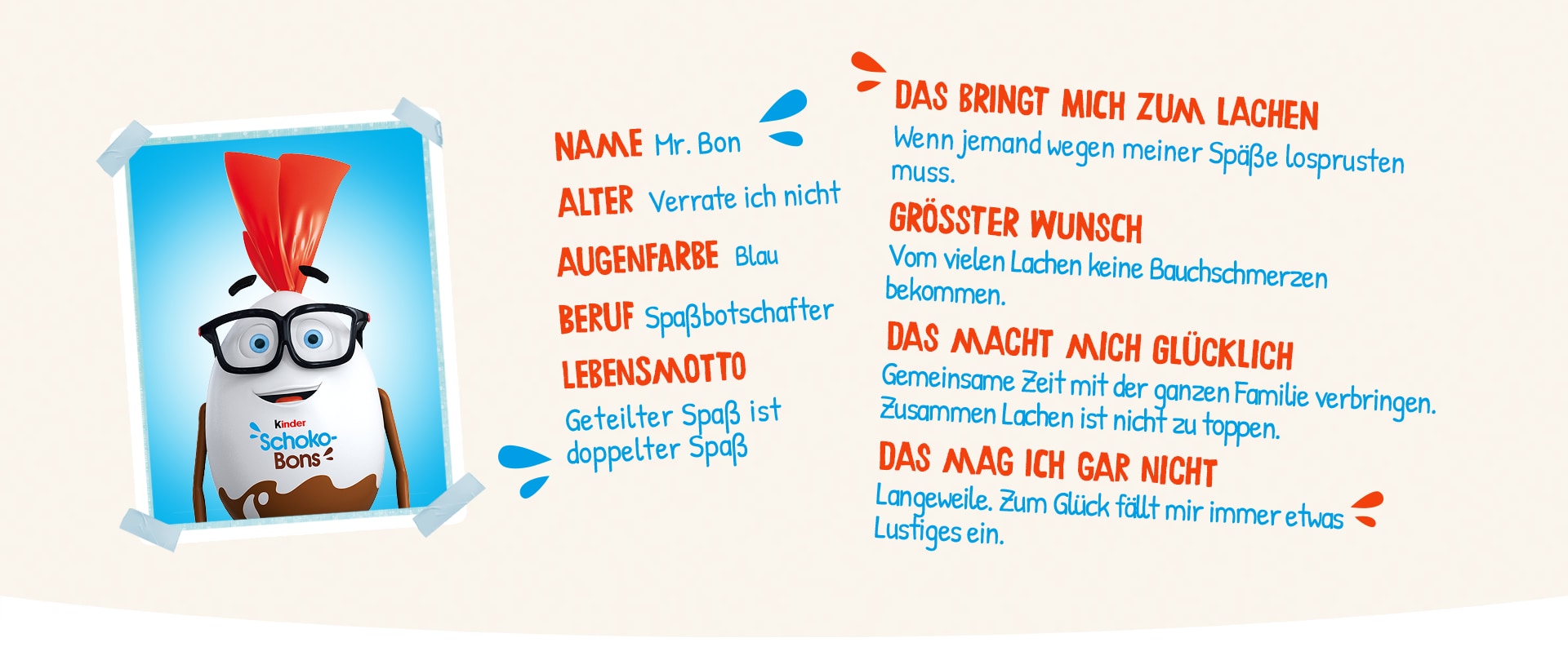 kinder Schoko-Bons - Mr. Bon