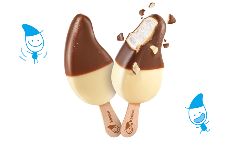 kinder Schokolade Eis kinder Schokolade Eis