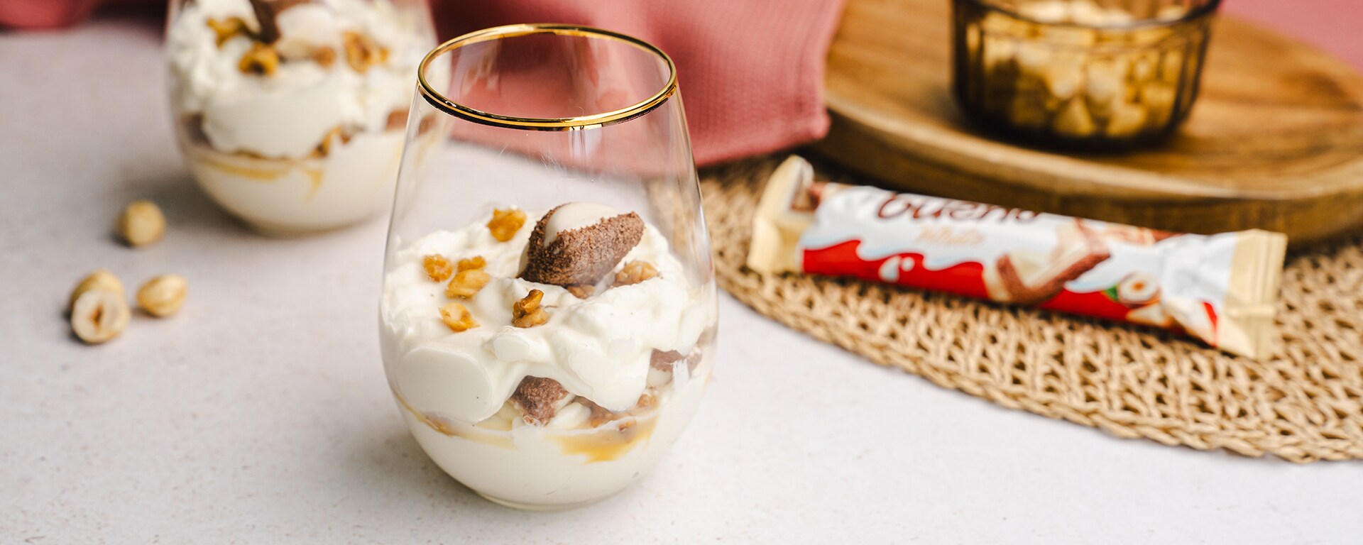 Creamy Layered Hazelnut Dessert Creamy Layered Hazelnut Dessert