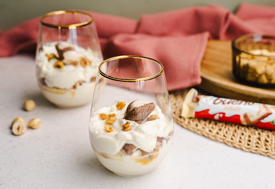Creamy Layered Hazelnut Dessert Creamy Layered Hazelnut Dessert