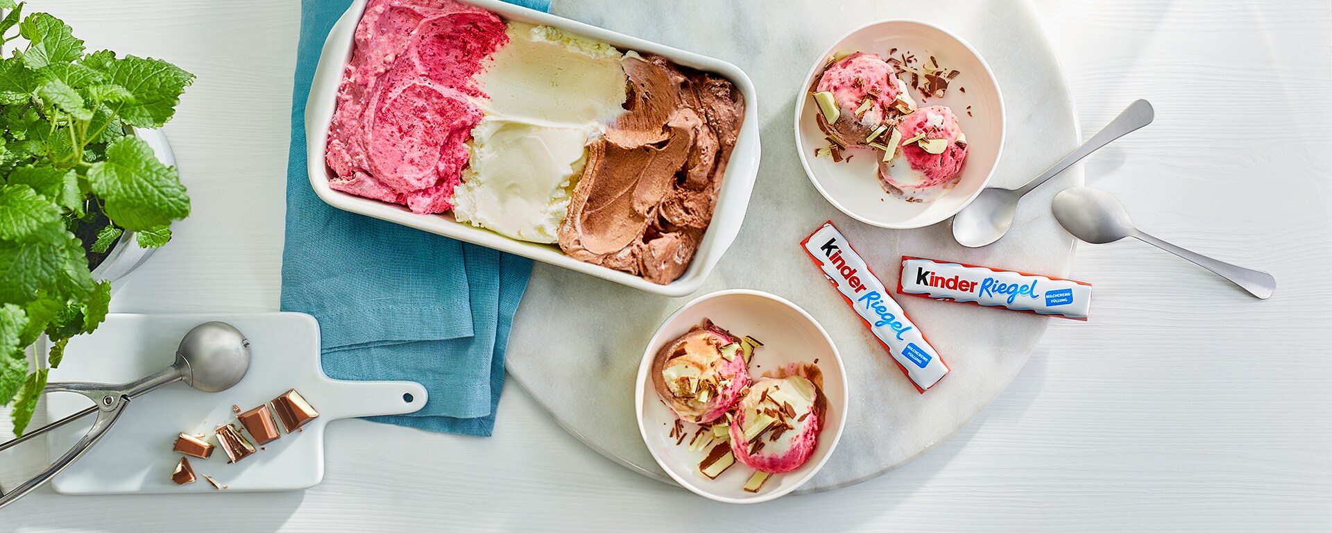 Frozen Joghurt Trio Frozen Joghurt Trio