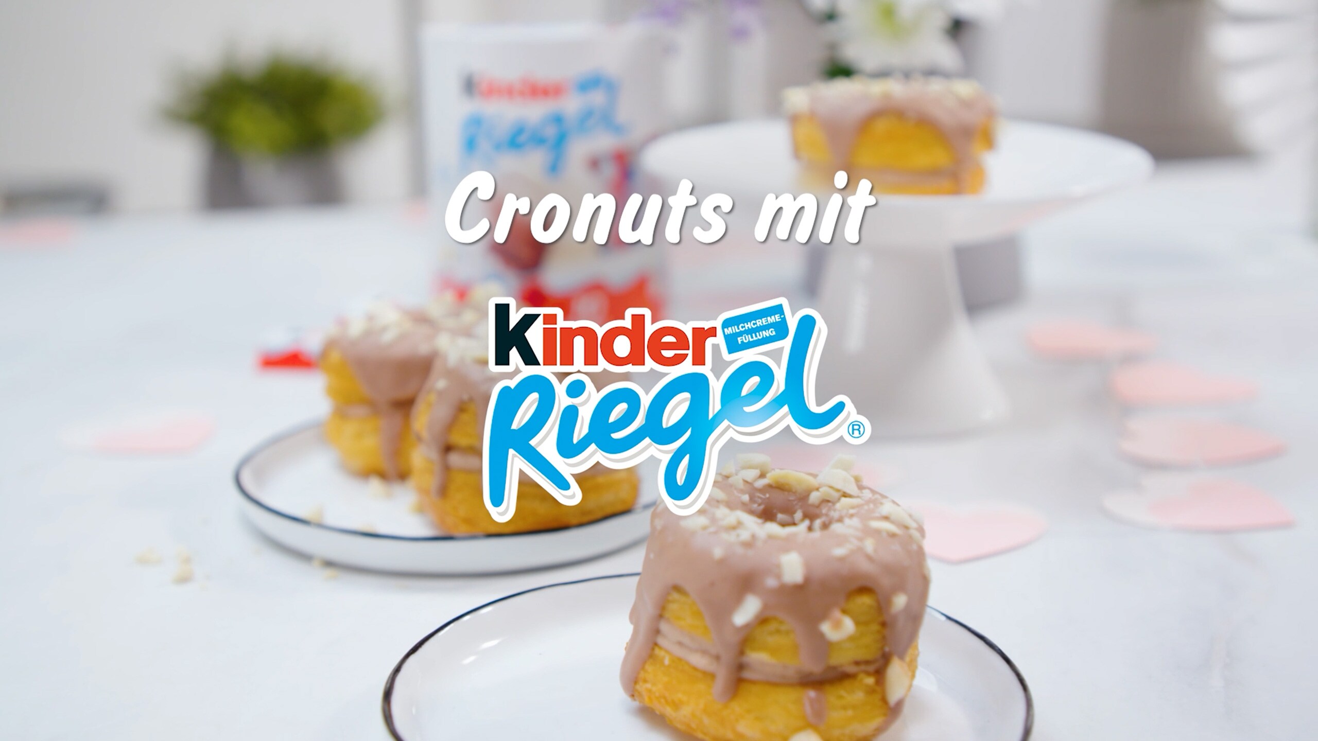 Cronuts mit Füllung aus kinder Riegel - kinder Deutschland