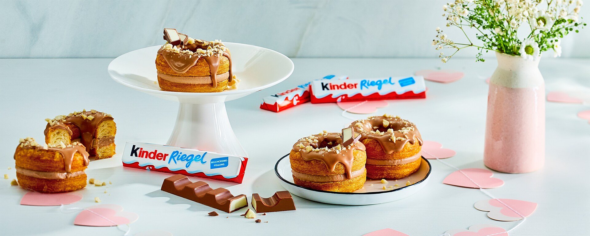 Cronuts mit Füllung aus kinder Riegel - kinder Deutschland