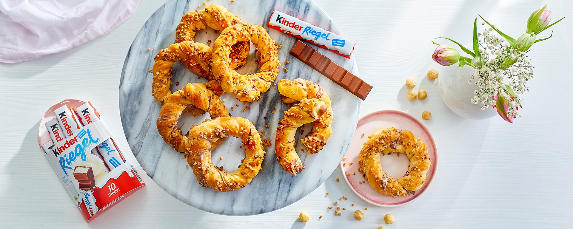 Schoko-Hefe-Osternester mit kinder Riegel - kinder Deutschland