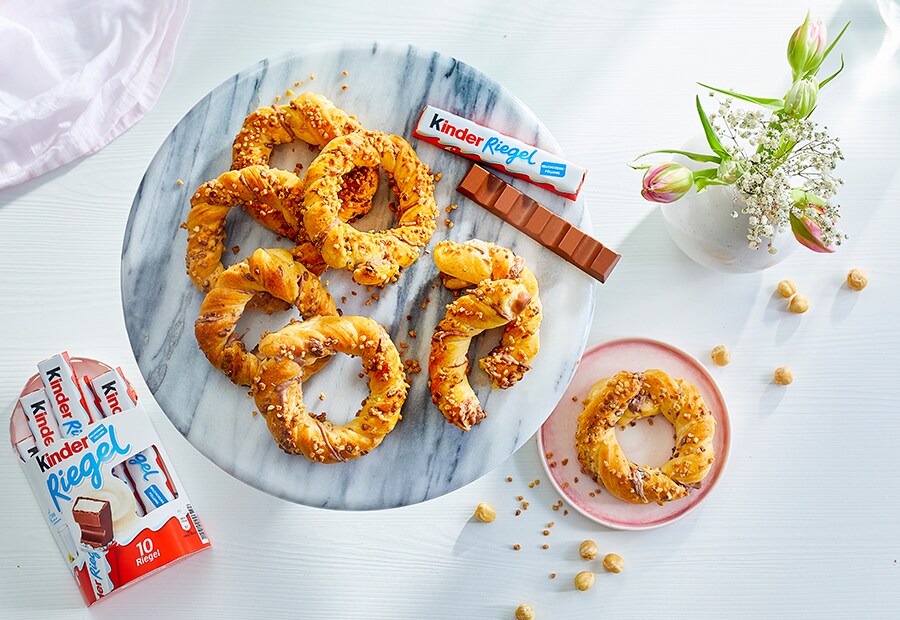 Schoko-Hefe-Osternester mit kinder Riegel - kinder Deutschland
