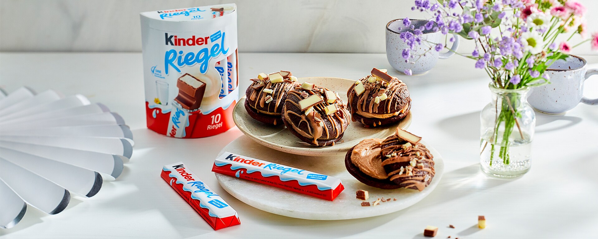 Whoopie Pies mit kinder Riegel