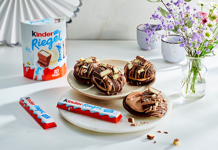 Whoopie Pies mit kinder Riegel