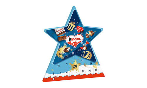Weihnachten 2024 - Adventskalender - kinder Mix Stern Adventskalender (149g) Weihnachten 2024 - Adventskalender - kinder Mix Stern Adventskalender (149g)