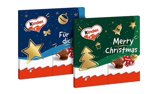 Weihnachten - Geschenke - kinder & Love Mini Grußpackung (107g) Weihnachten - Geschenke - kinder & Love Mini Grußpackung (107g)
