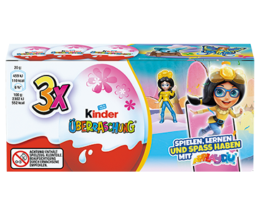  3er Packung Rosa-Ei