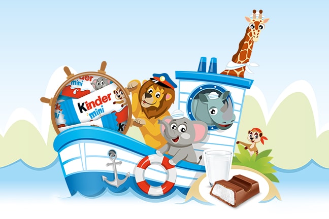kinder Schokolade Mini - Schifffahrt