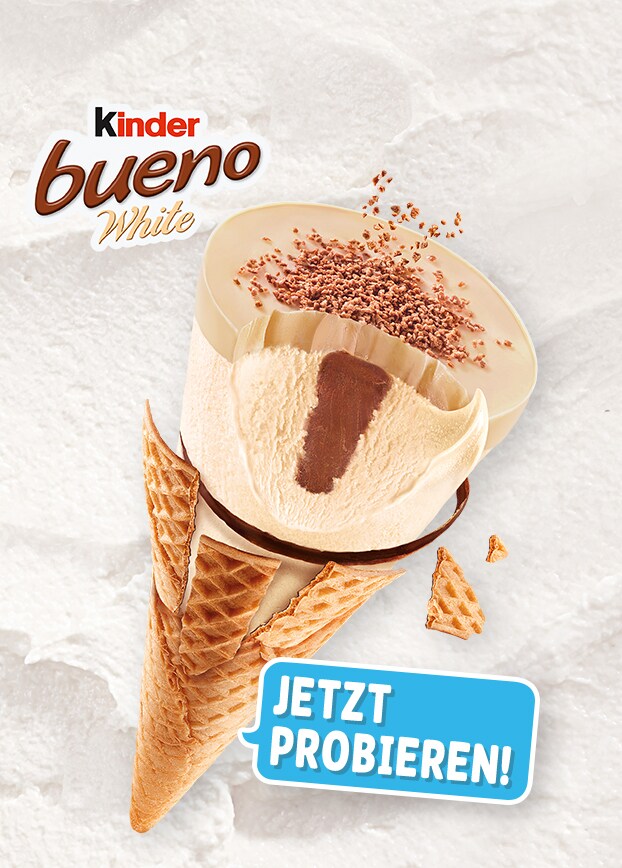 kinder bueno Eis White