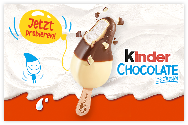 kinder Schokolade Eis