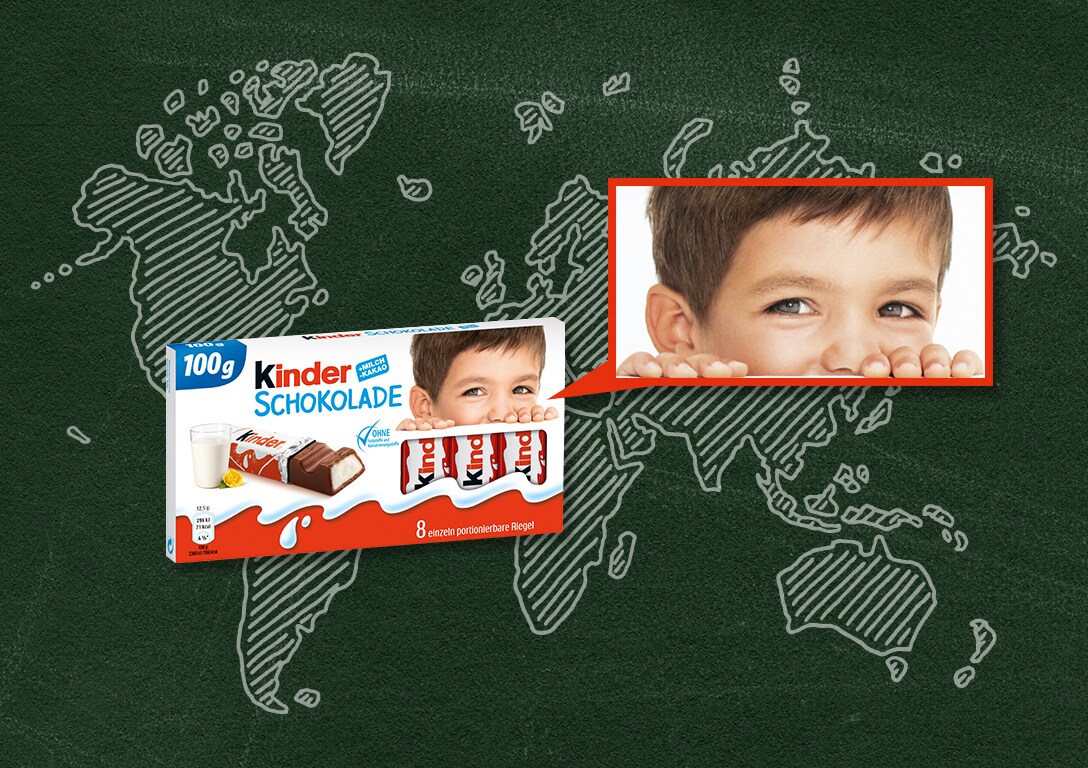 kinder Schokolade - Schon gewusst - Viele Länder