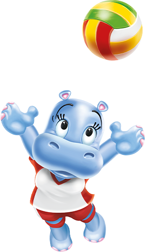 kinder Happy Hippo Familie - Vickey Volley kinder Happy Hippo Familie - Vickey Volley
