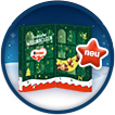 Adventskalender - kinder Mix Tisch-Adventskalender (121g)
