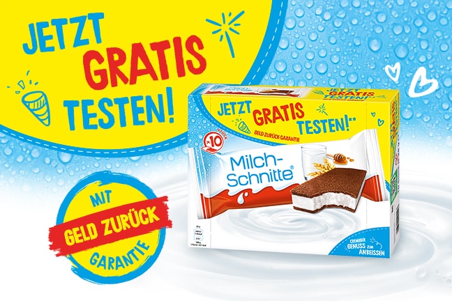 Milch-Schnitte® Gratis Testen