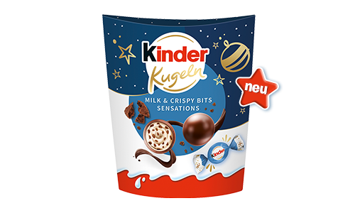 kinder kugeln milk crisp (90g)
