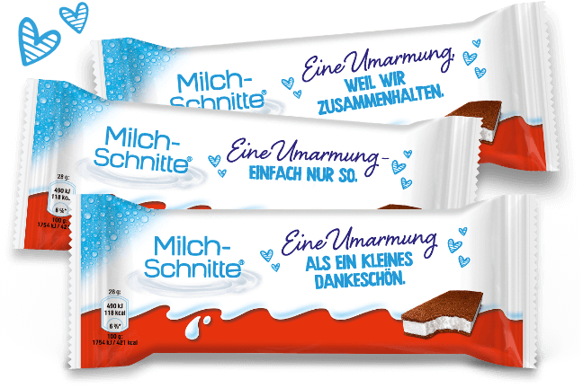 Milchschnitte Aktion Soft wie eine Umarmung - Bild