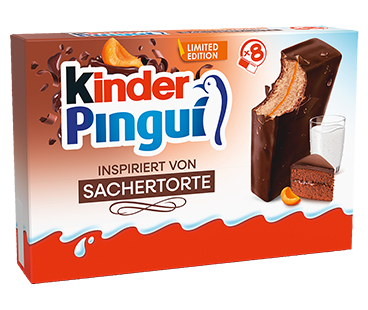 kinder Pinguí Inspiriert von Sachertorte - Sortiment - T8 kinder Pinguí Inspiriert von Sachertorte - Sortiment - T8