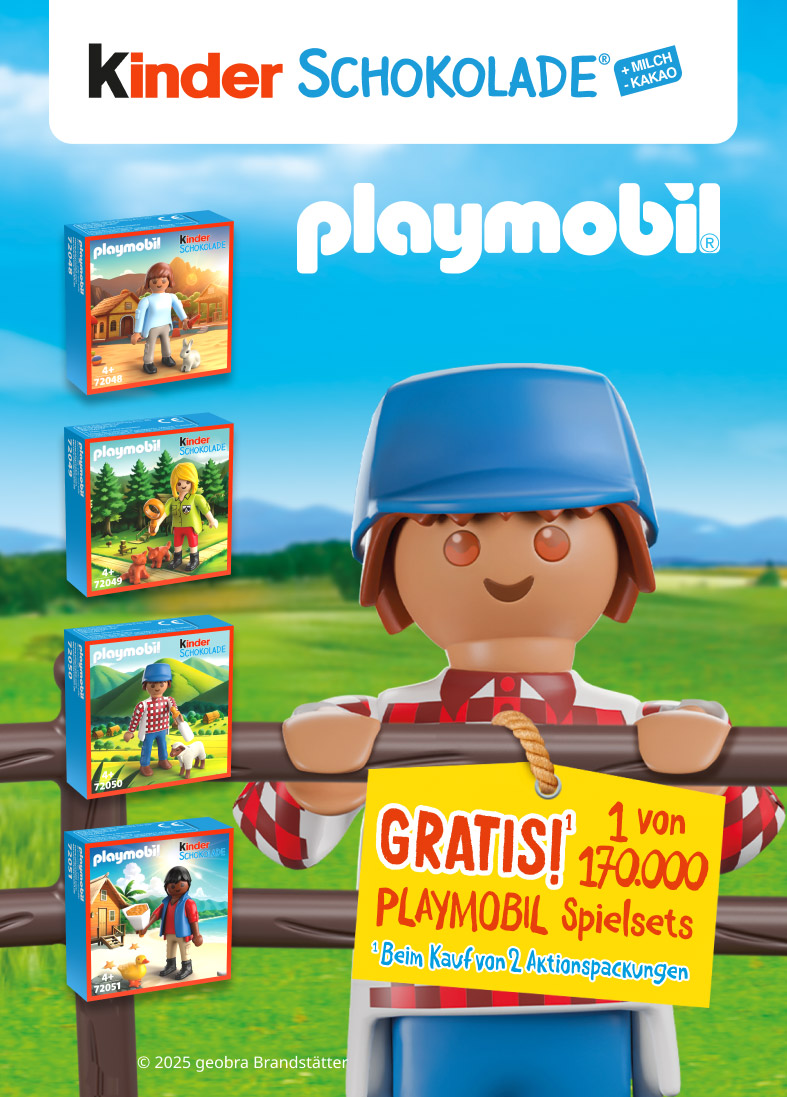 Chance auf ein gratis Playmobil-Spielset sichern!