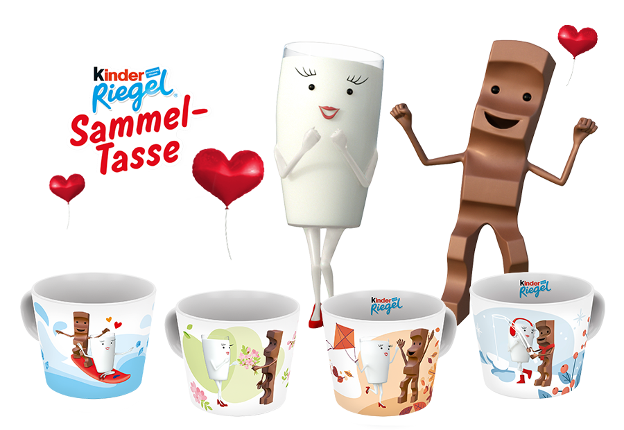 kinder Riegel - Sammel-Tassen kinder Riegel - Sammel-Tassen