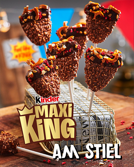 kinder Maxi King am Stiel
