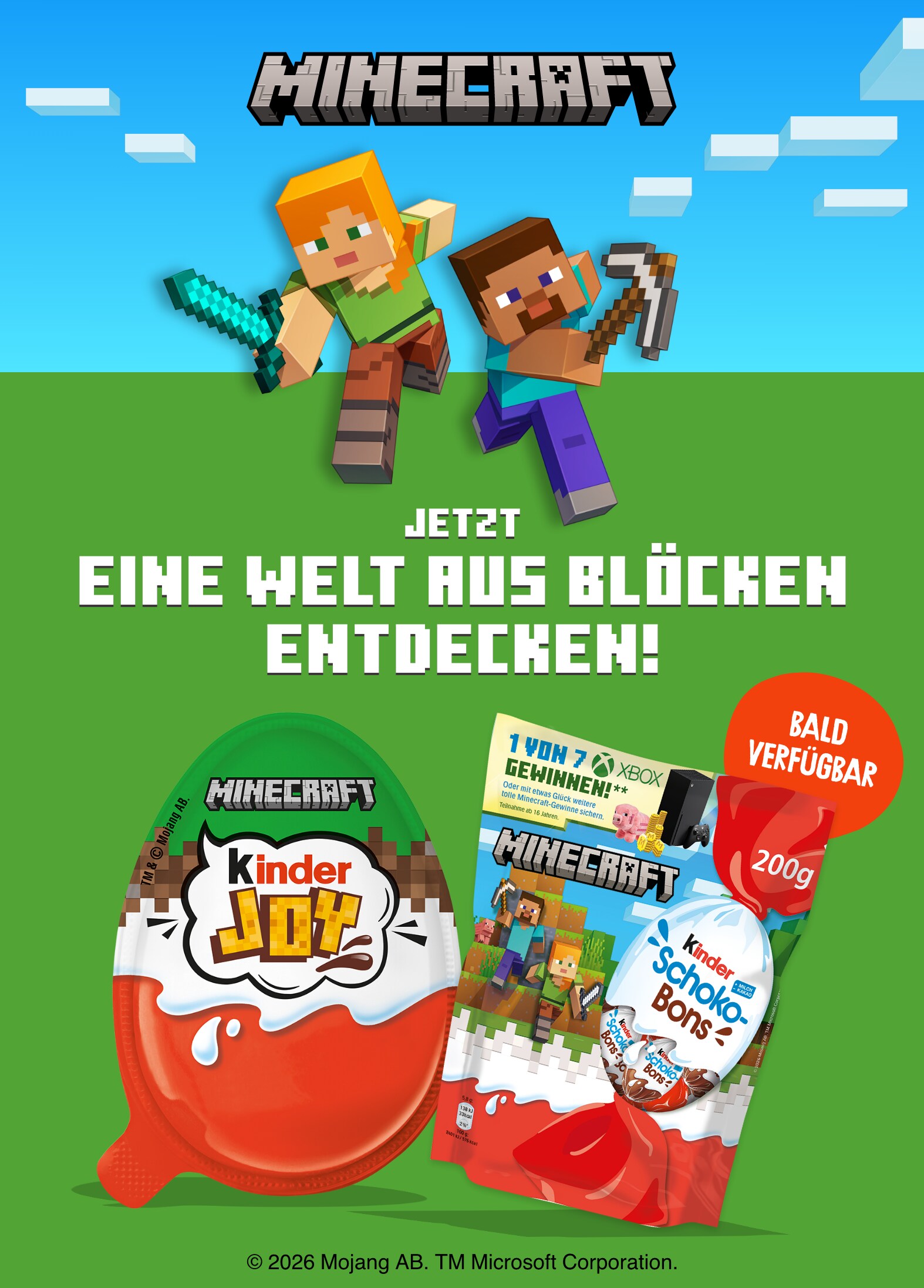 Minecraft in kinder Joy