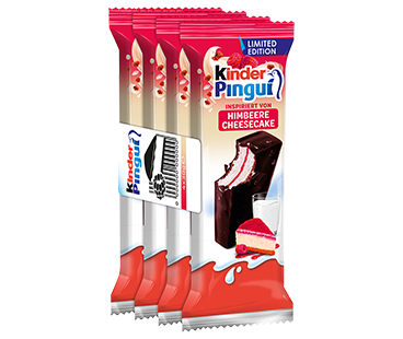 kinder Pinguí inspiriert von Himbeere Cheesecake - T4 kinder Pinguí inspiriert von Himbeere Cheesecake - T4