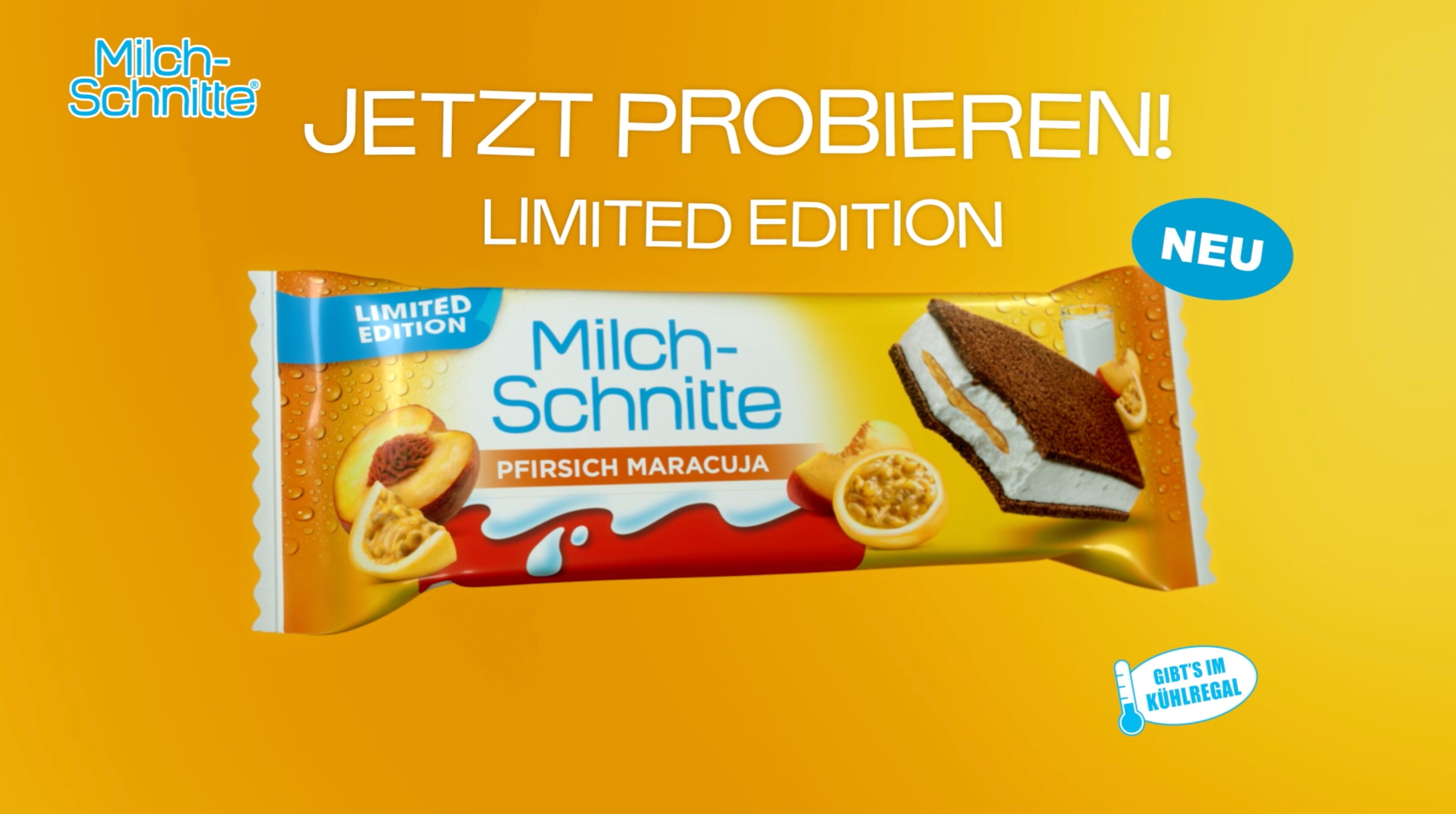 Milch-Schnitte - Pfirsich-Maracuja