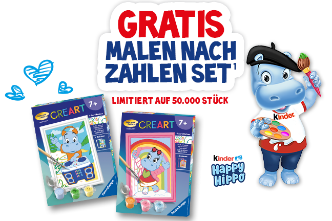 GRATIS MALEN NACH ZAHLEN SET VON RAVENSBURGER