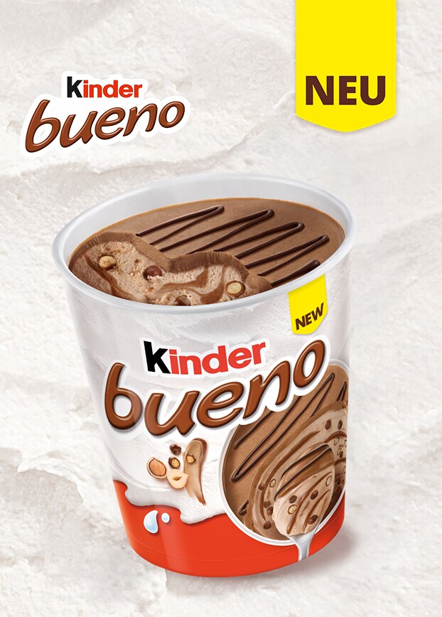 kinder bueno Eis Becher kinder bueno Eis Becher