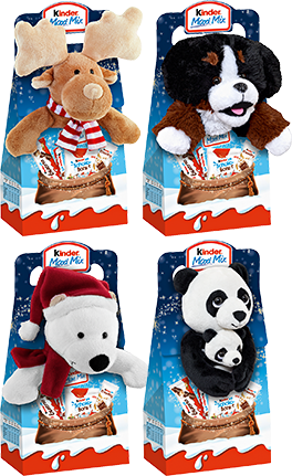 kinder Maxi Mix Plüsch 133g