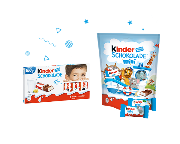 kinder Schokolade  + kinder Schokolade Mini