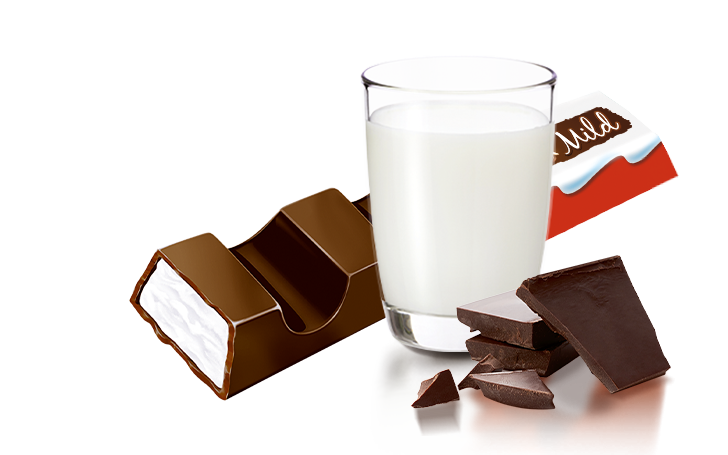 milk chocolate bar kinder chocolate riegels dark & mild