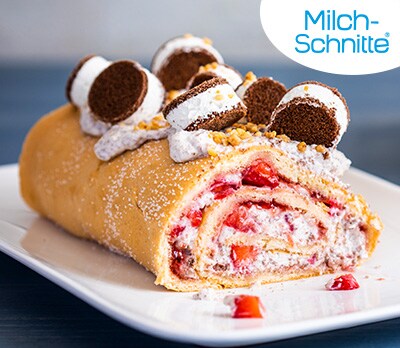 Erdbeer Biskuit Rolle Erdbeer Biskuit Rolle