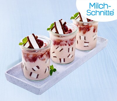 Kirsch-Mousse mit Milch-Schnitte®