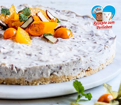 Kühlschrankkuchen mit kinder Riegel